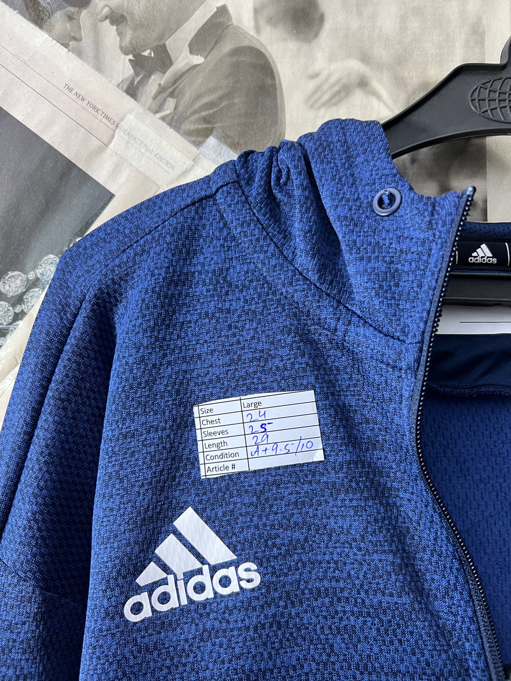 Adid*s® Large | Chest: 24" | Blue | Jacket - Genuine Maal