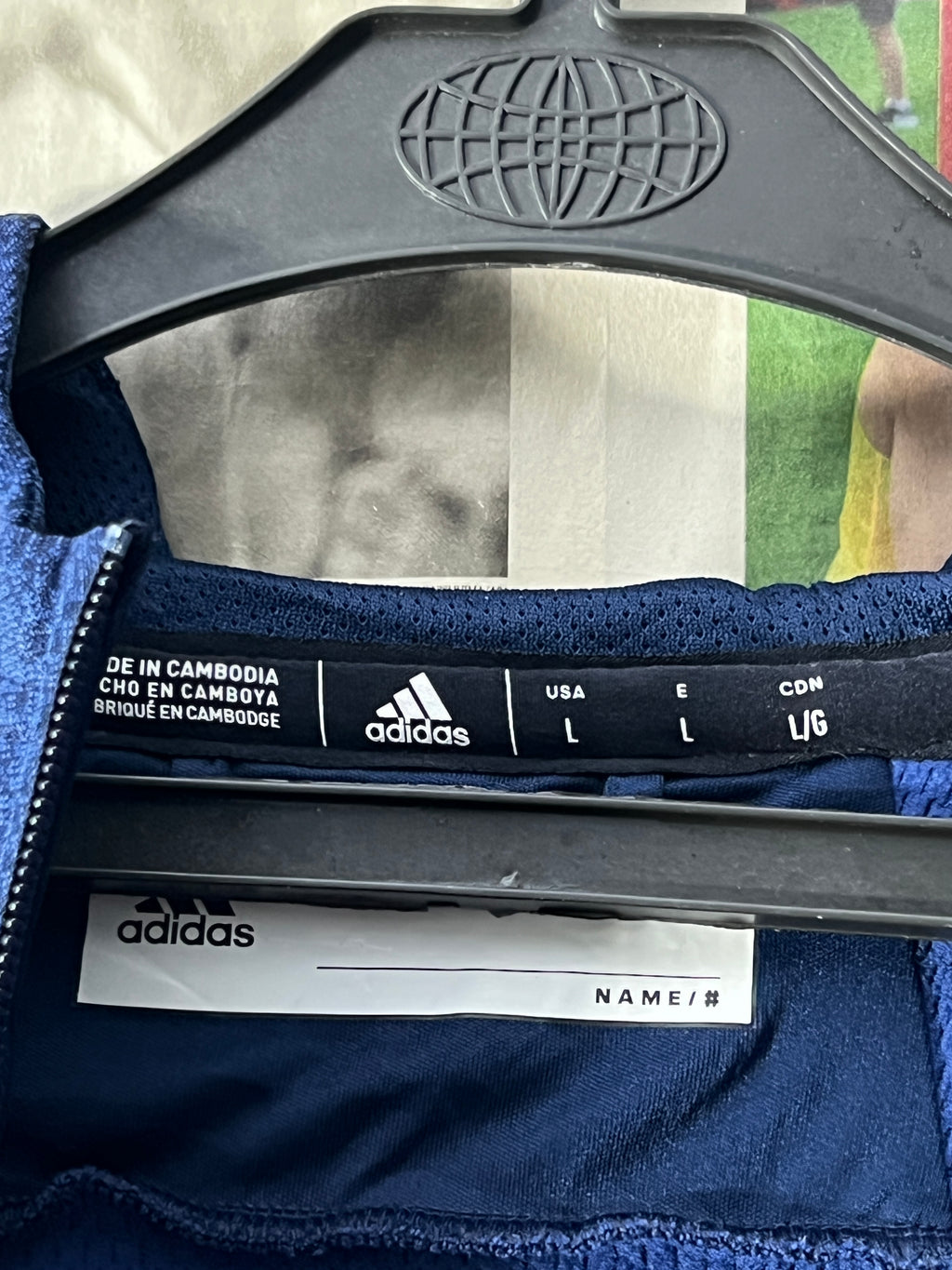 Adid*s® Large | Chest: 24" | Blue | Jacket - Genuine Maal