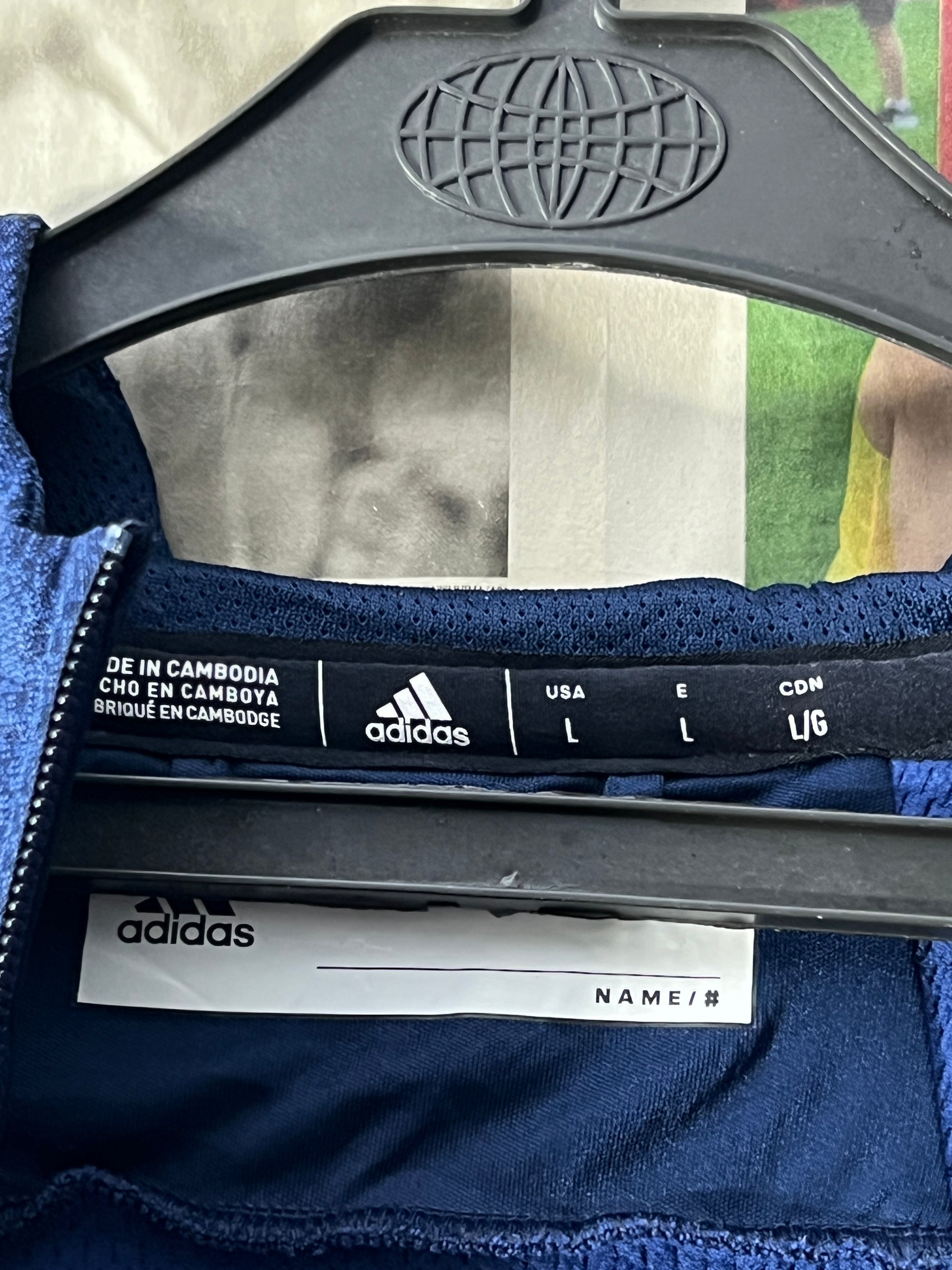 Adid*s® Large | Chest: 24" | Blue | Jacket - Genuine Maal