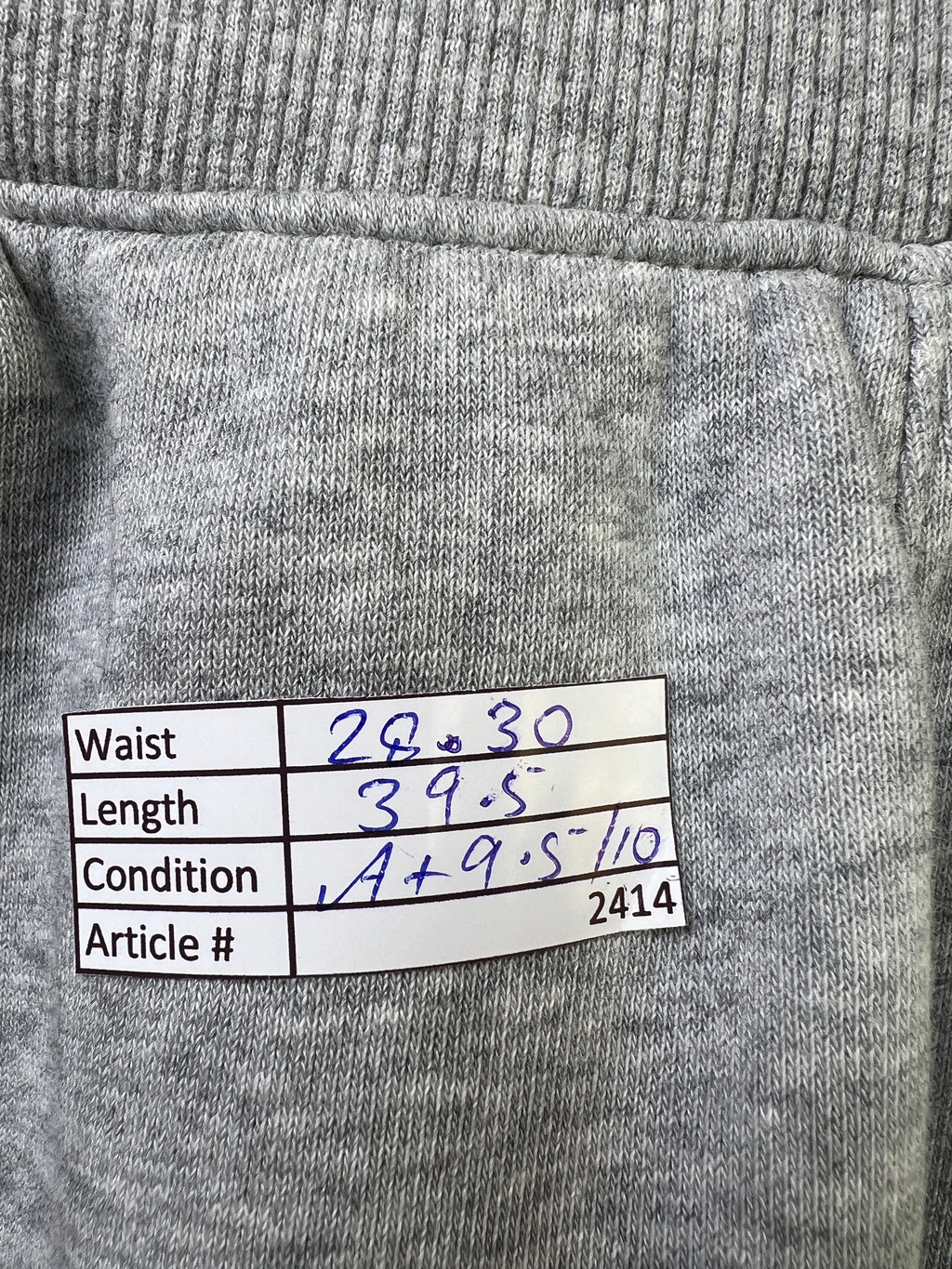 Fila® Waist: 28" to 30" | Grey | Trouser | Fleece Lining | 2414 - Genuine Maal