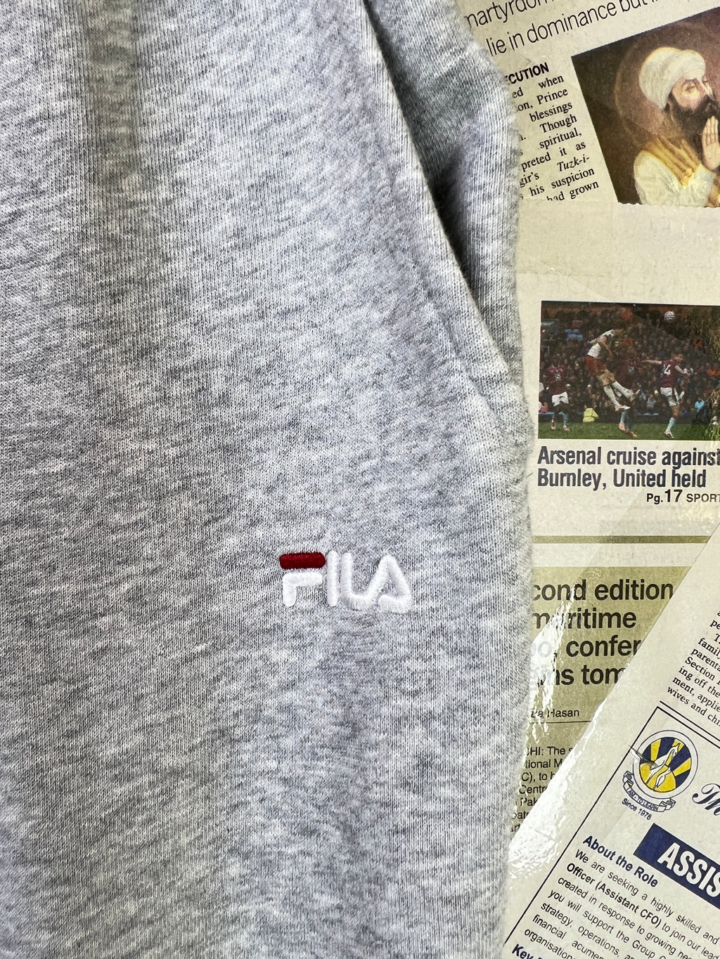 Fila® Waist: 28" to 30" | Grey | Trouser | Fleece Lining | 2414 - Genuine Maal