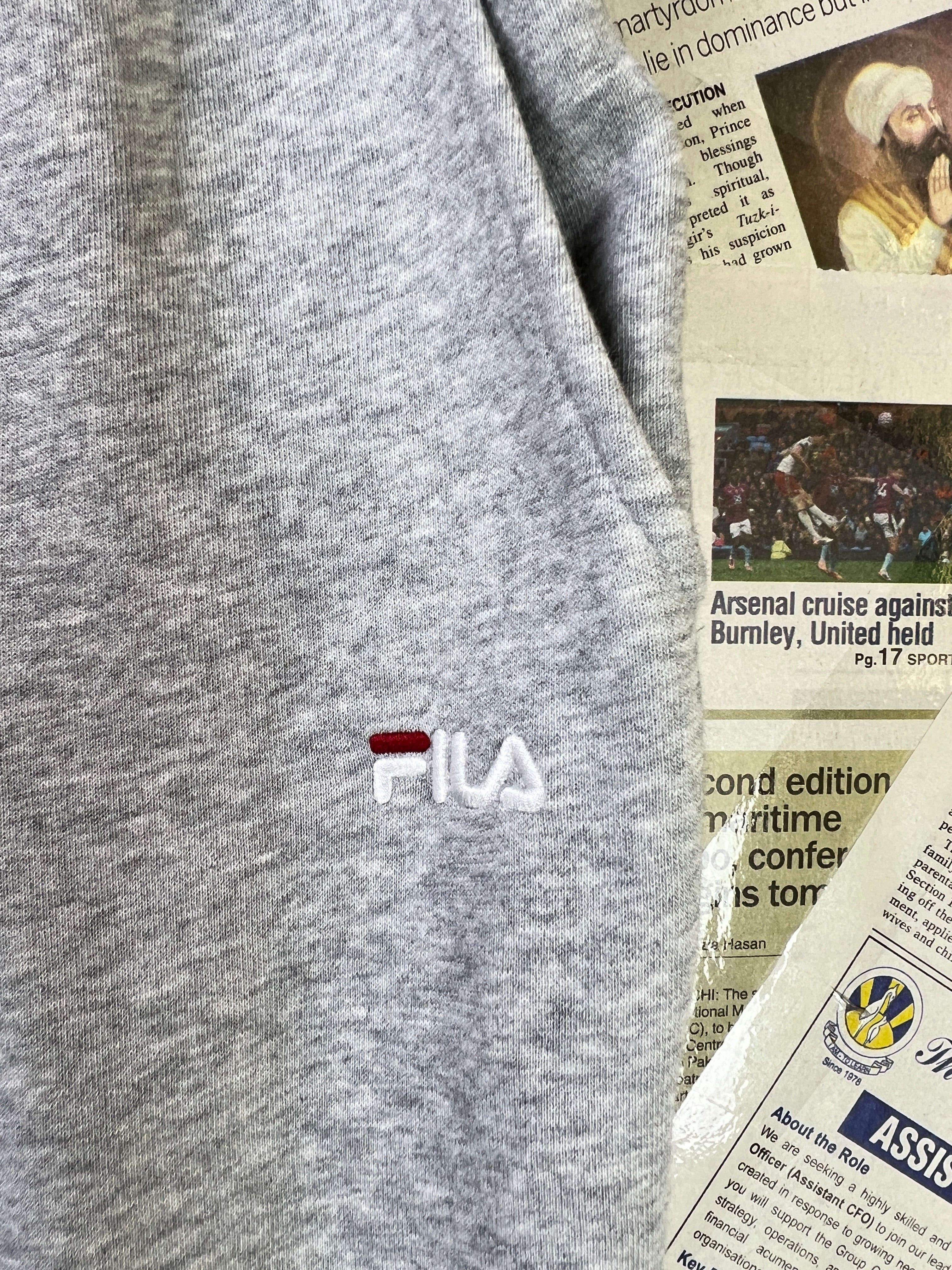 Fila® Waist: 28" to 30" | Grey | Trouser | Fleece Lining | 2414 - Genuine Maal