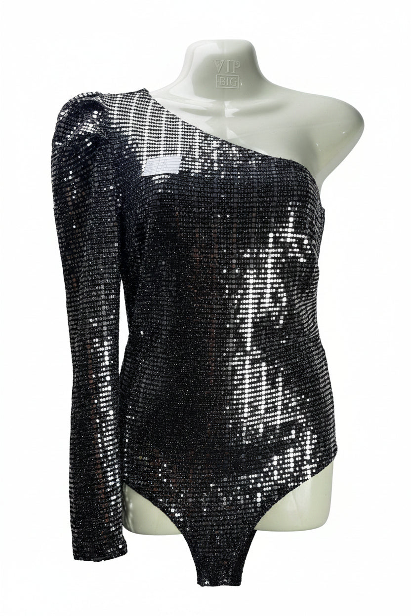 Primark® XS | Bust: 15" | Metalic | Body Suit Dress | B6 - 5527 - Genuine Maal