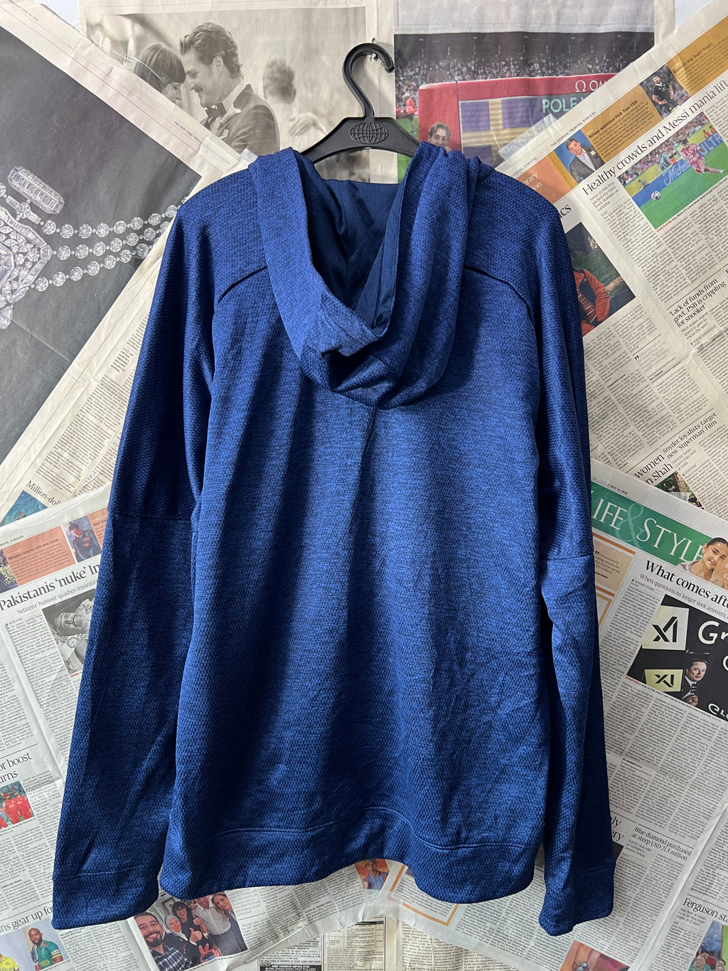 Adid*s® Large | Chest: 24" | Blue | Jacket - Genuine Maal