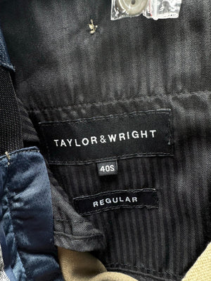 Taylor & Wright® Waist: 40" | Brown | Regular Fit Dress Pants | Polyester | M3 - 2527 - Genuine Maal