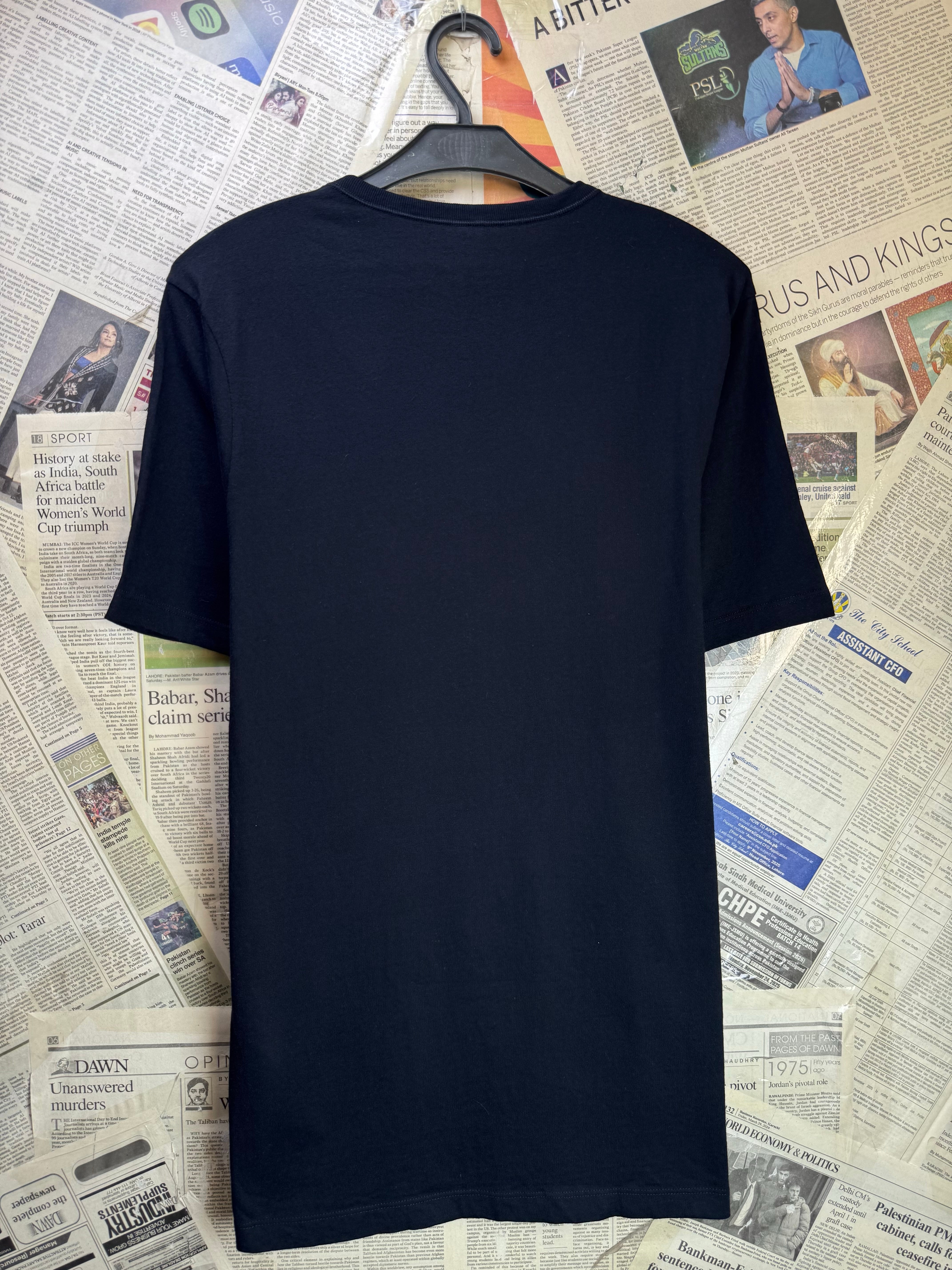 BOSS® Small | Chest: 19.5" | Black | T-Shirt | Cotton | 4273 - Genuine Maal
