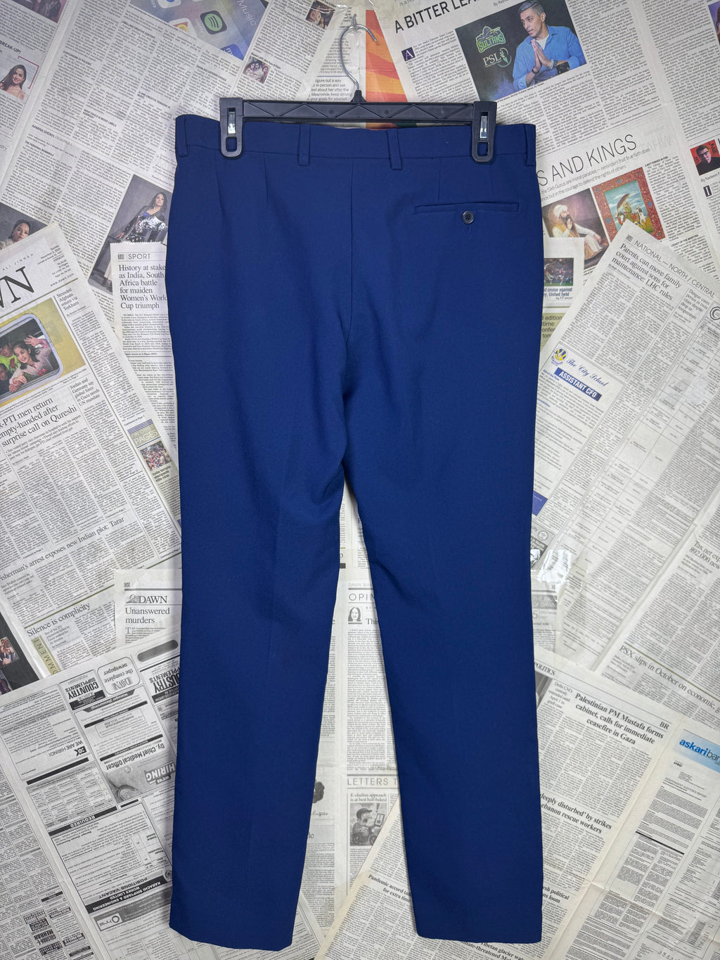Next® Waist: 36" | Royal Blue | Dress Pant | Fit: Slim | 930 - Genuine Maal