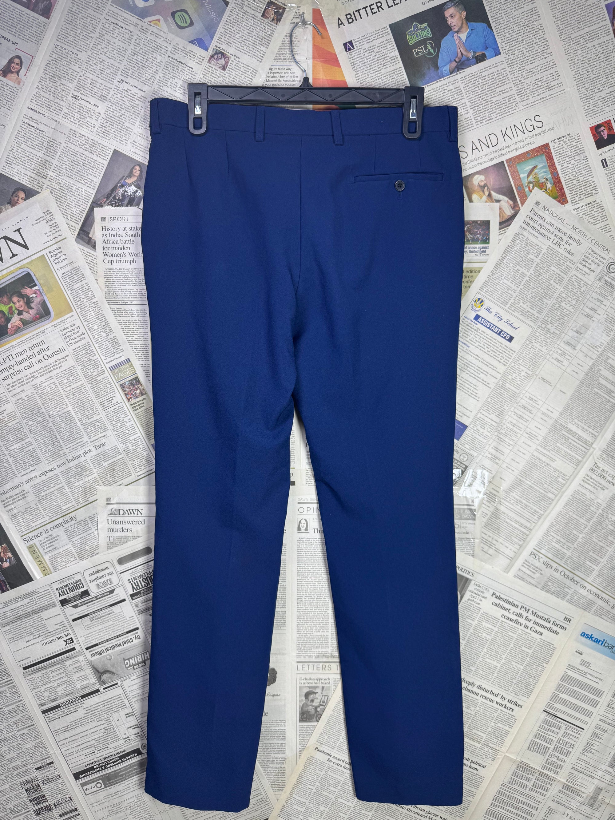 Next® Waist: 36" | Royal Blue | Dress Pant | Fit: Slim | 930 - Genuine Maal