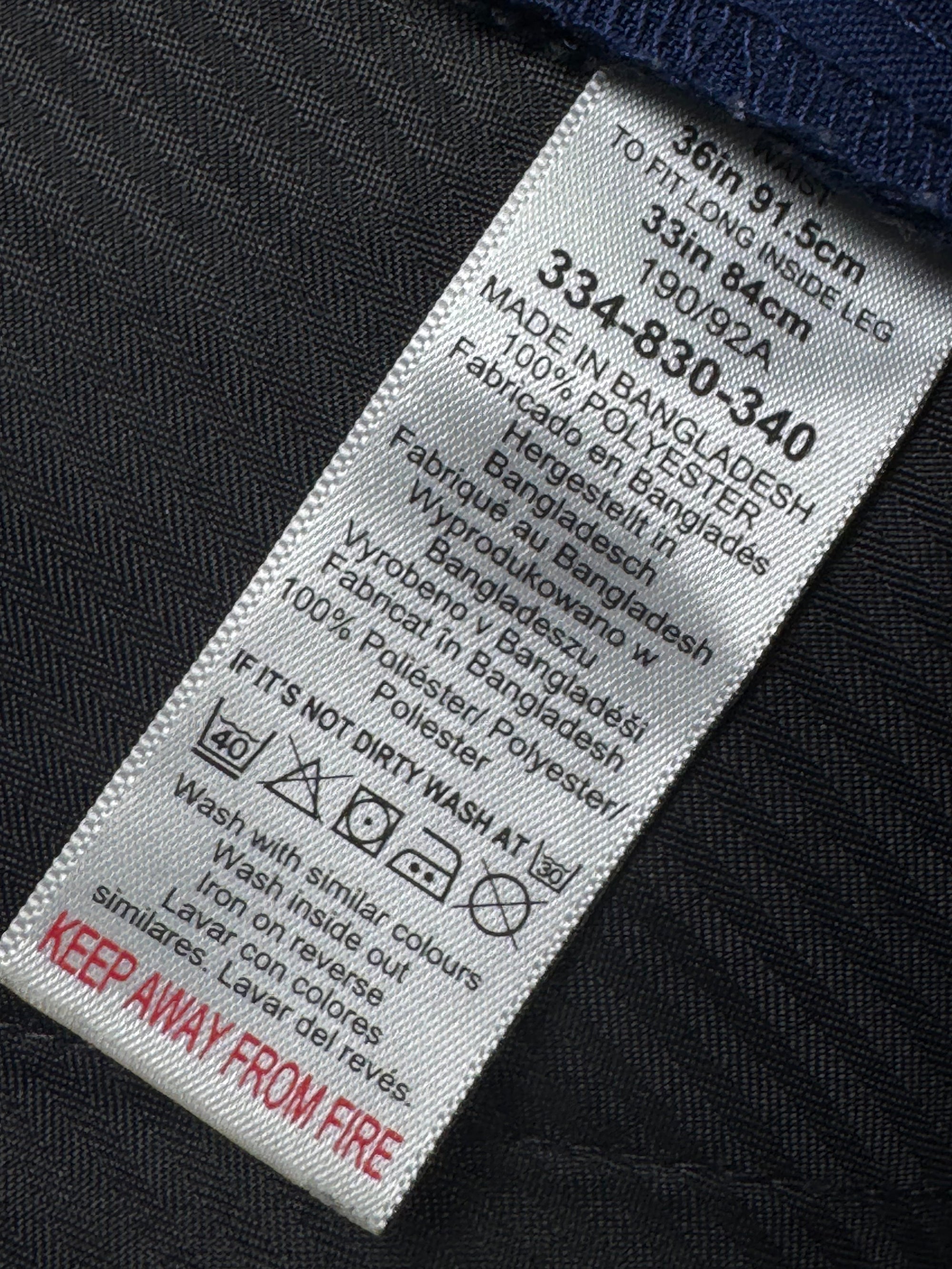 Next® Waist: 36" | Royal Blue | Dress Pant | Fit: Slim | 930 - Genuine Maal