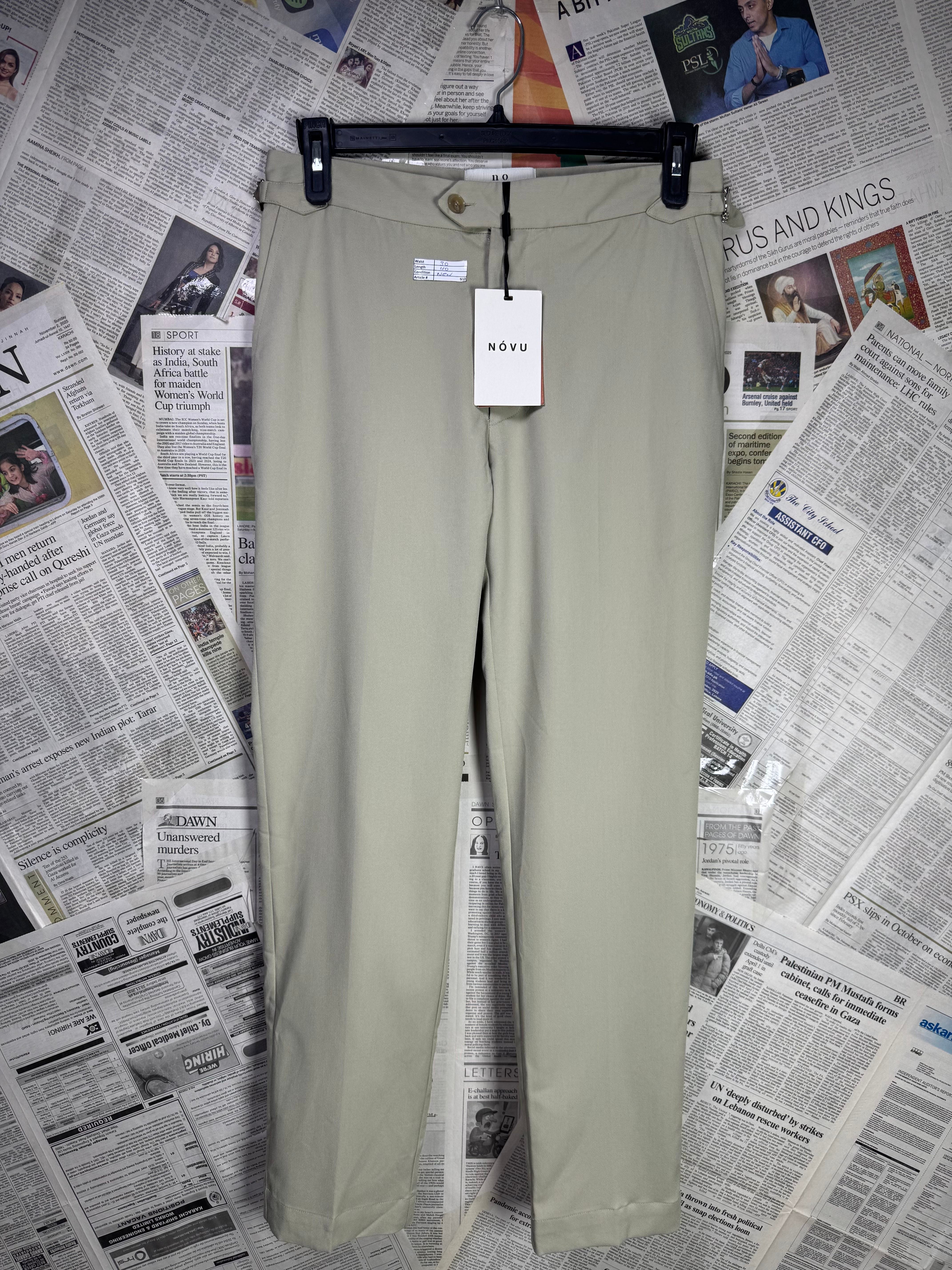 Novu® Waist: 30" | Sand | Gurkha Pant | 933 - Genuine Maal