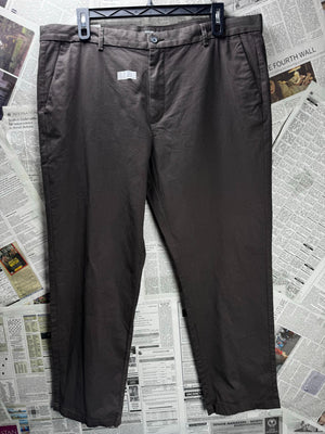 Tu® Waist: 42" | Brown | Straight Fit Chino Pants | Cotton-Lycra | M3 - 2533 - Genuine Maal