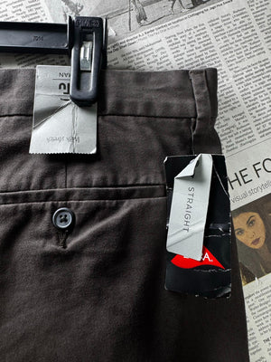 Tu® Waist: 42" | Brown | Straight Fit Chino Pants | Cotton-Lycra | M3 - 2533 - Genuine Maal