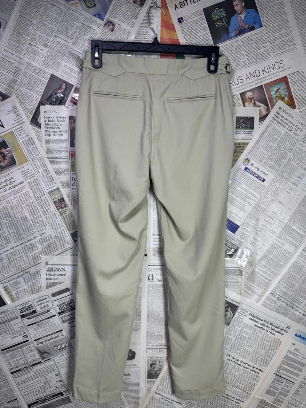 Novu® Waist: 30" | Sand | Gurkha Pant | 933 - Genuine Maal