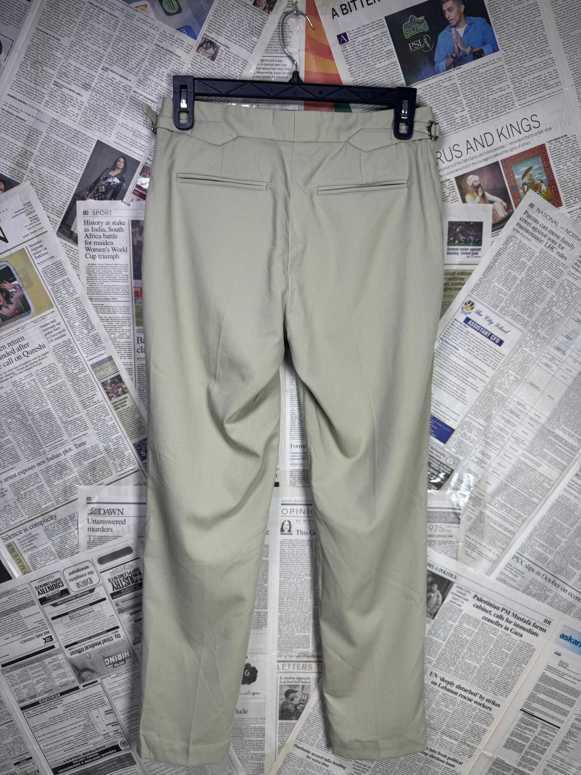 Novu® Waist: 30" | Sand | Gurkha Pant | 933 - Genuine Maal