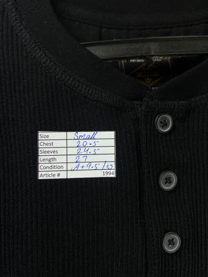 Next® Small | Chest: 20.5" | Black | Hanley Shirt | 1994 - Genuine Maal
