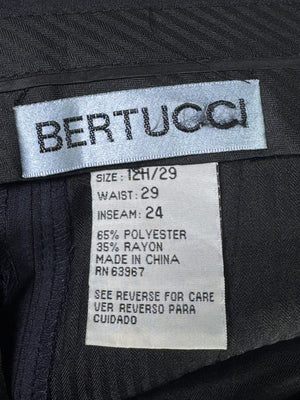 Bertucci® Waist: 28" | Navy Blue | Pleated Pant | 959 - Genuine Maal