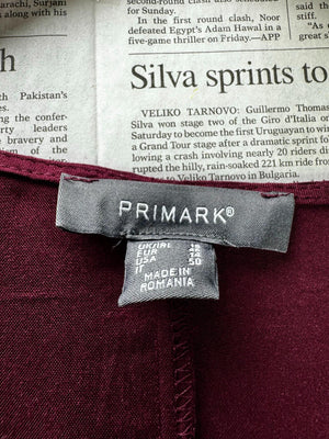 Primark® XXL | Bust: 23.5" | Purple | Blouse Shirt | B5 - 5531 - Genuine Maal