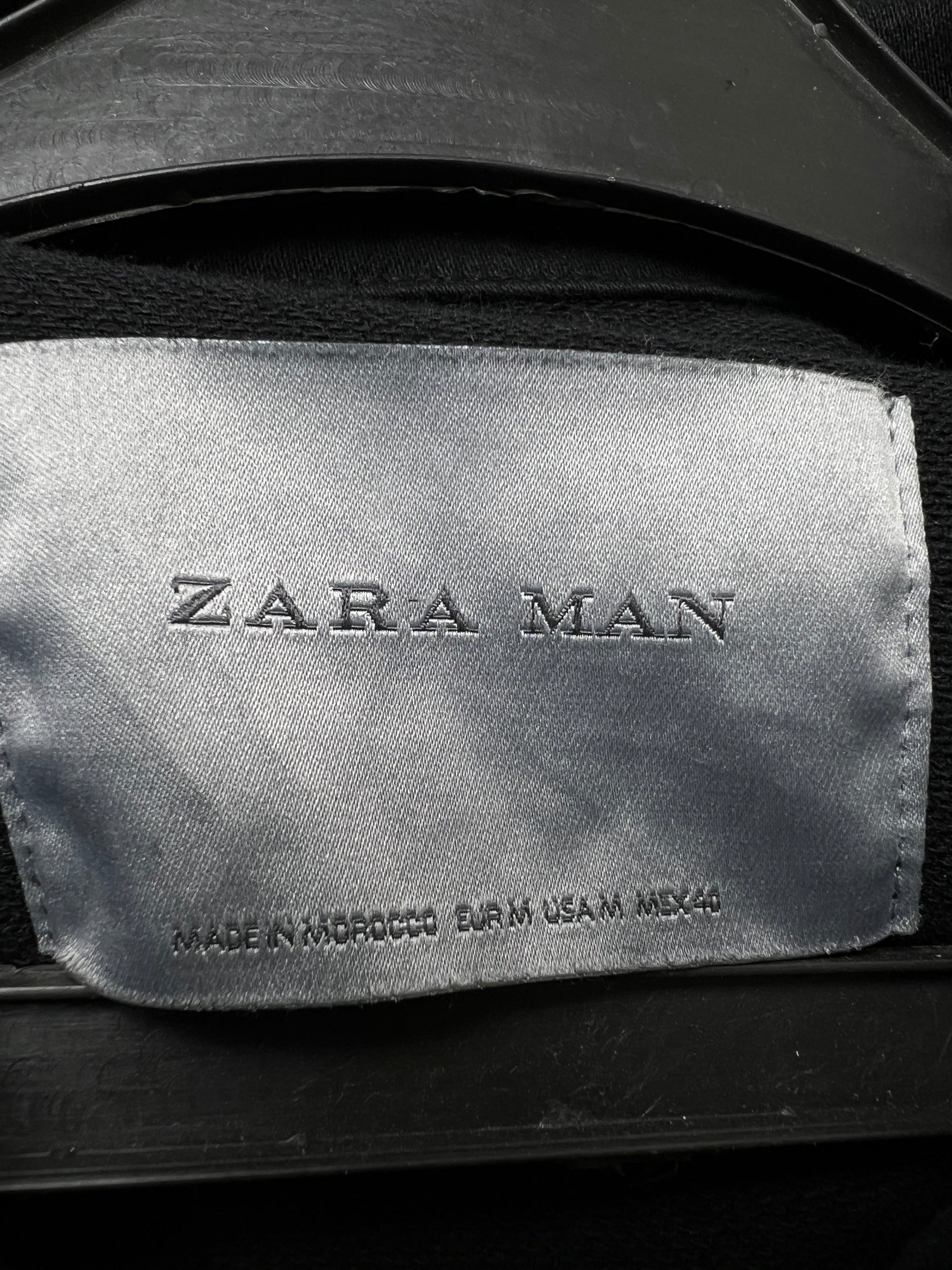 Zara® Small | Chest: 20.5" | Black | Denim Short Length Jacket | 1991 - Genuine Maal