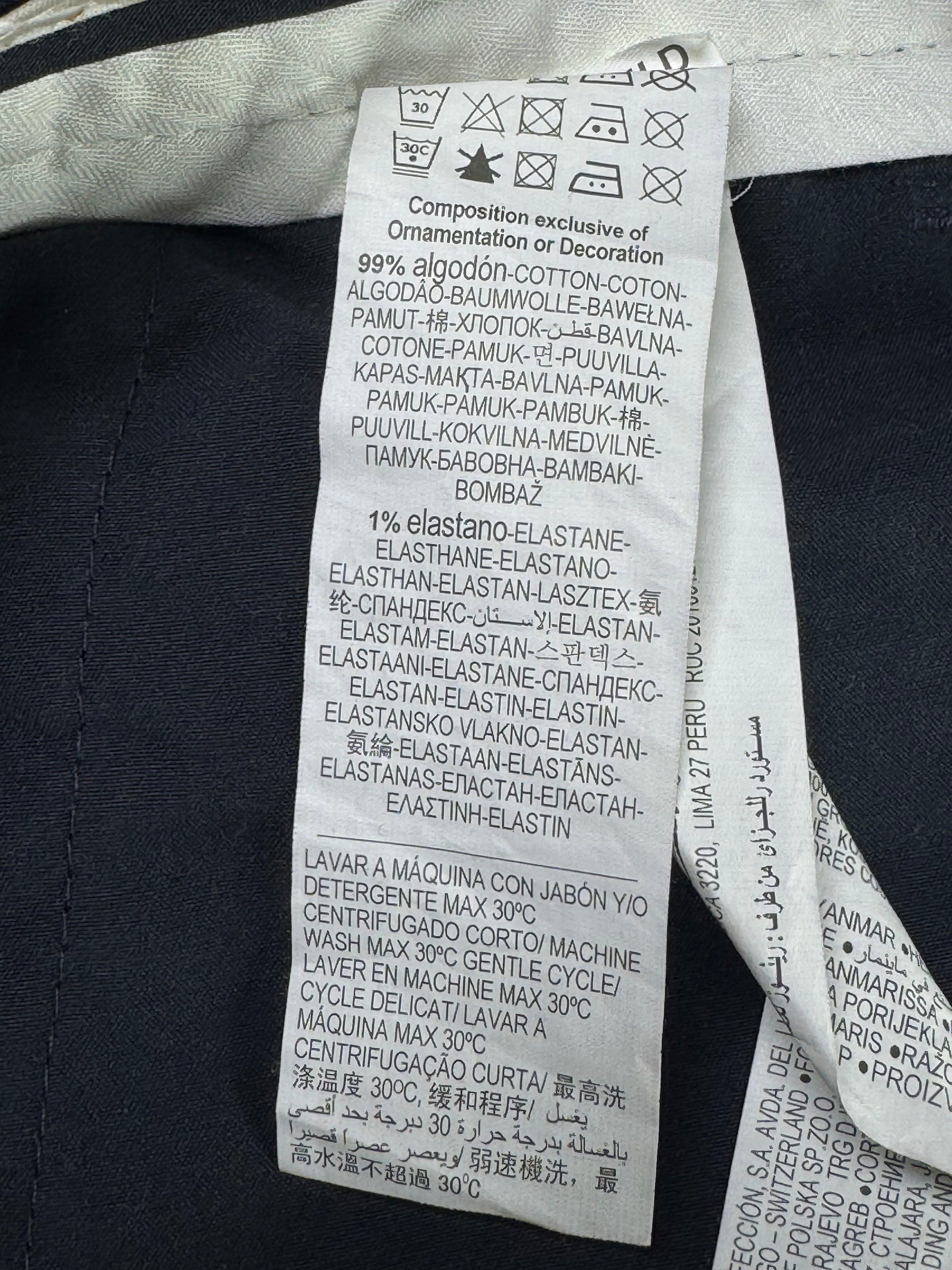 Springfield® Waist: 32" | Textured Blue | Pant | 934 - Genuine Maal