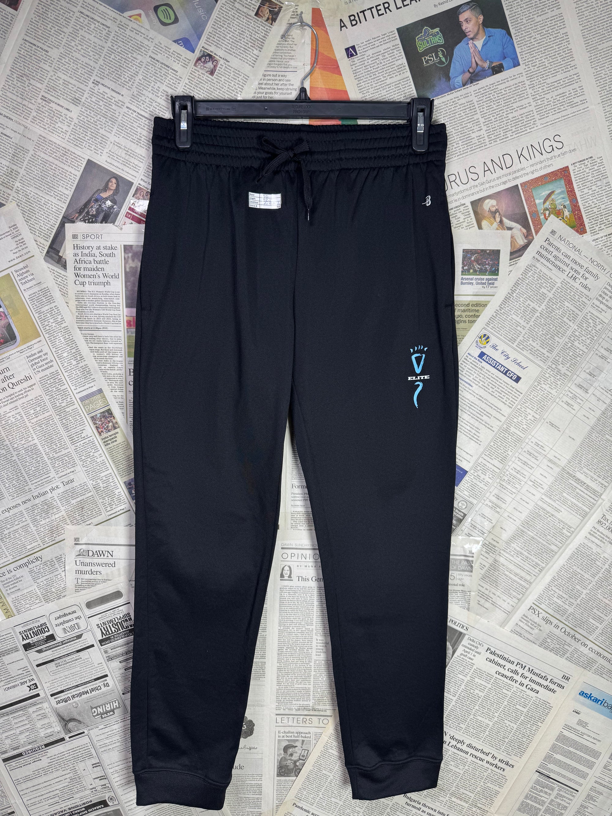 Badger Sport® Waist: 30" | Black | Trouser | Inner: Fleece | 969 - Genuine Maal