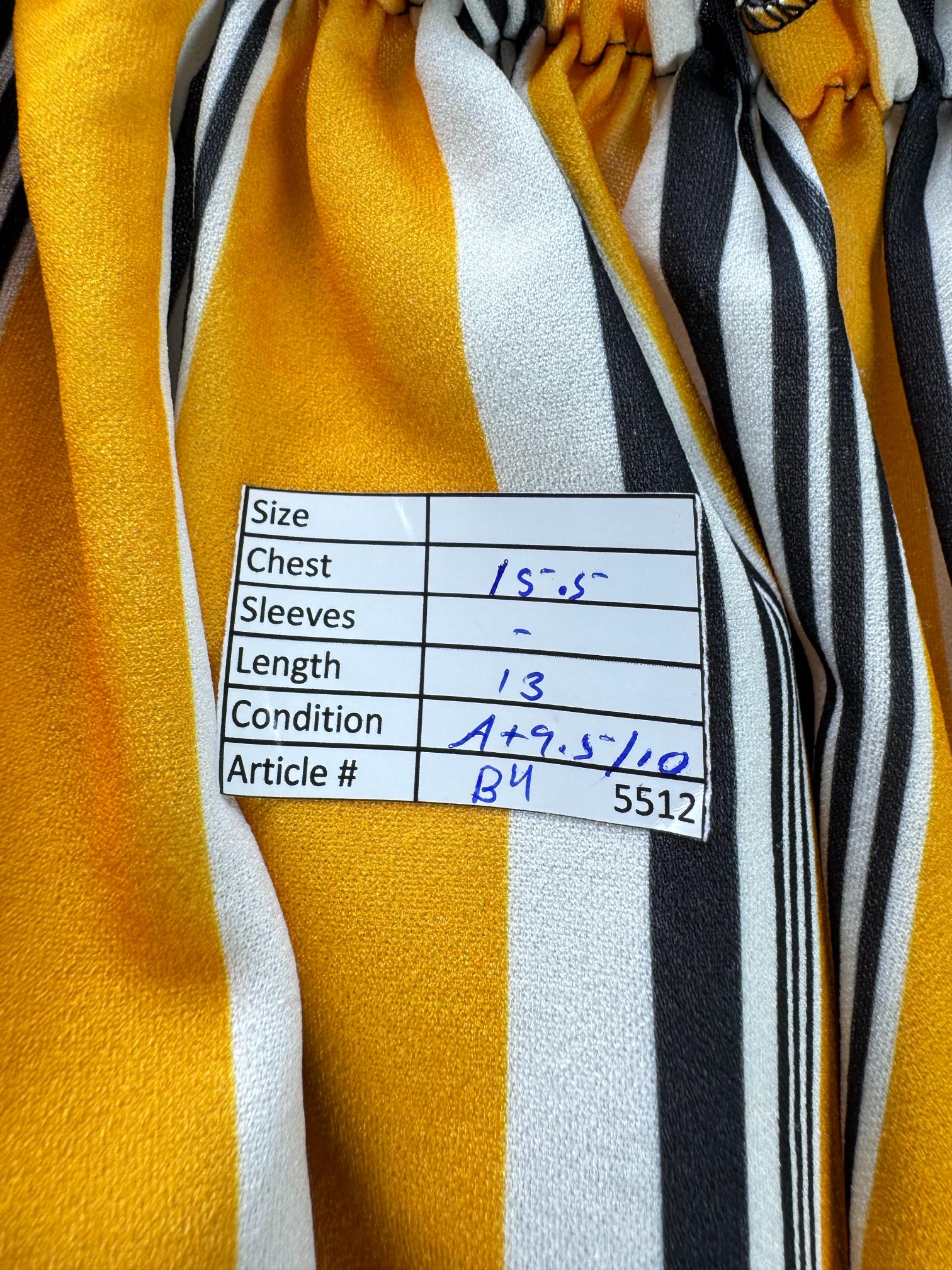 Select® XS | Bust: 15.5" | Yellow | Crop Top | B6 - 5512 - Genuine Maal
