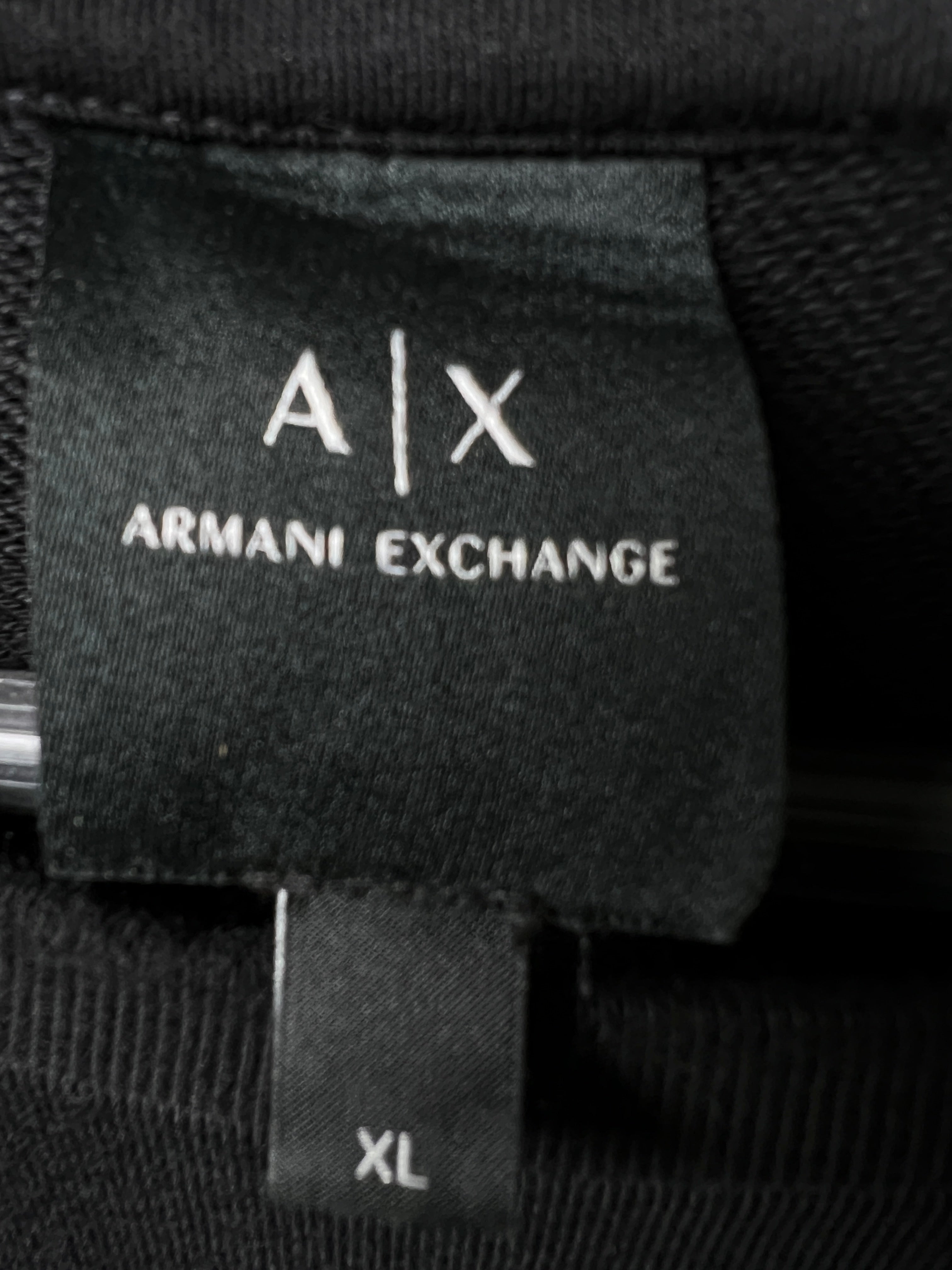 Armani® XL | Chest: 26" | Black Tiger | Sweat Shirt | Stretch Lining | 1992 - Genuine Maal