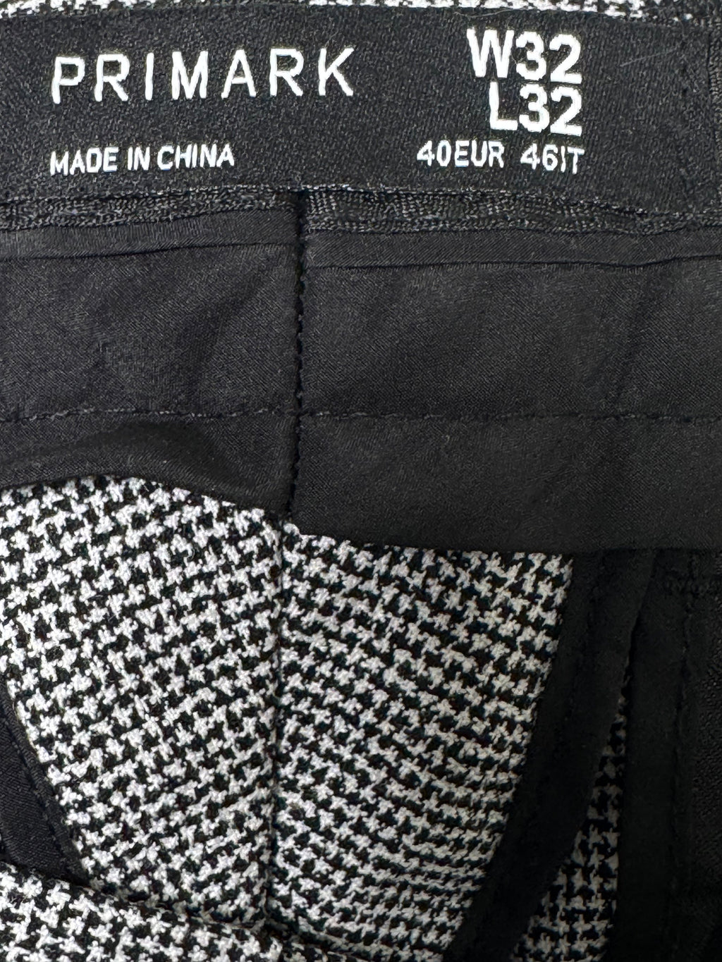 Primark® Waist: 32" | Grey Textured | Pant | 929 - Genuine Maal