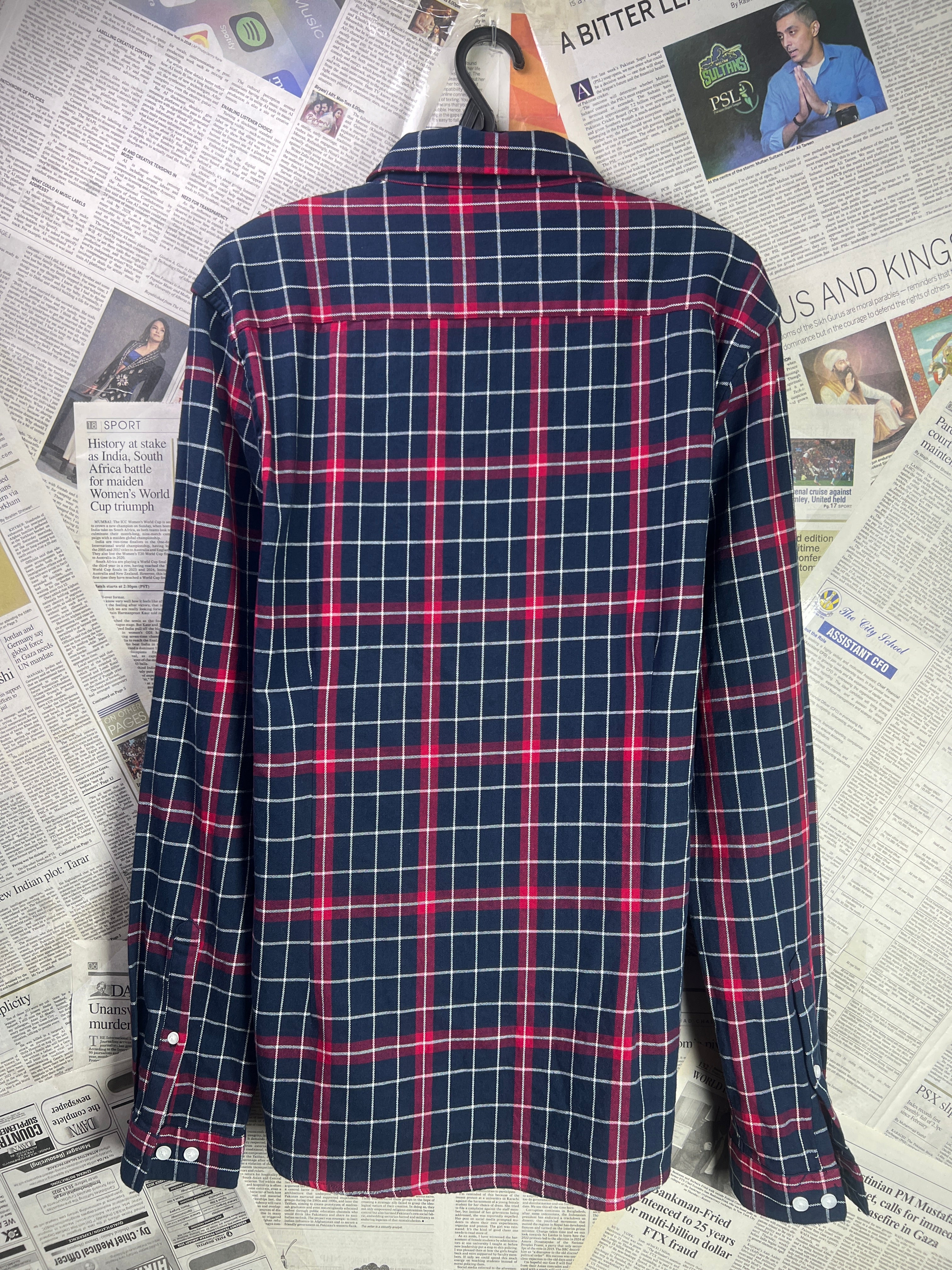 Asos® Small | Chest: 21" | Check | Flannel Shirt | 1989 - Genuine Maal