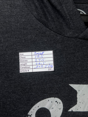 Gold's Gym® Small | Chest: 19.5" | Charcoal | Gym Hoodie | 1958 - Genuine Maal