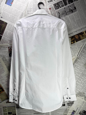 Cedar WoodState® Medium | Chest: 21.5" | White | Collar: 15.5" Slim Fit Shirt | Poly-Cotton | M3 - 5707 - Genuine Maal