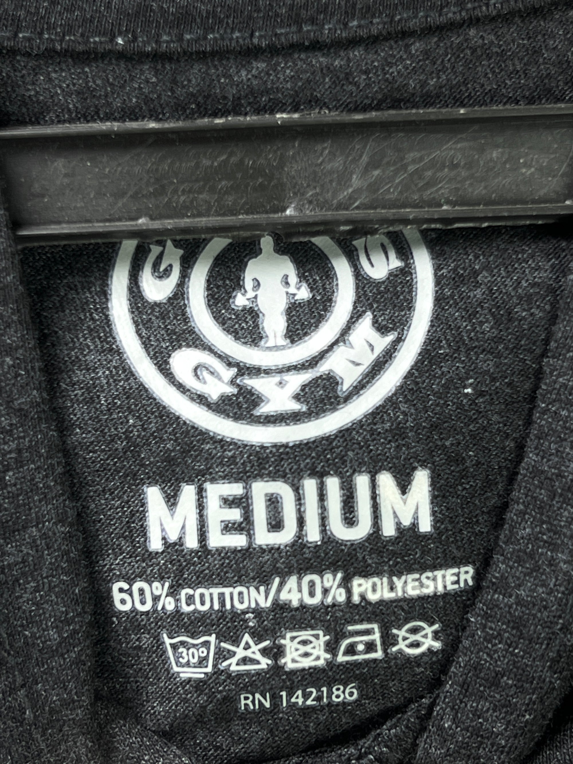 Gold's Gym® Small | Chest: 19.5" | Charcoal | Gym Hoodie | 1958 - Genuine Maal