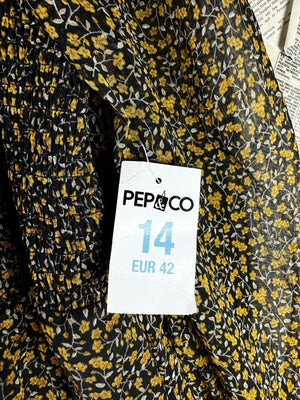 PEP&CO® XS | Bust: 15.5" | Disty Floral | Blouse Shirt | B2 - 5702 - Genuine Maal