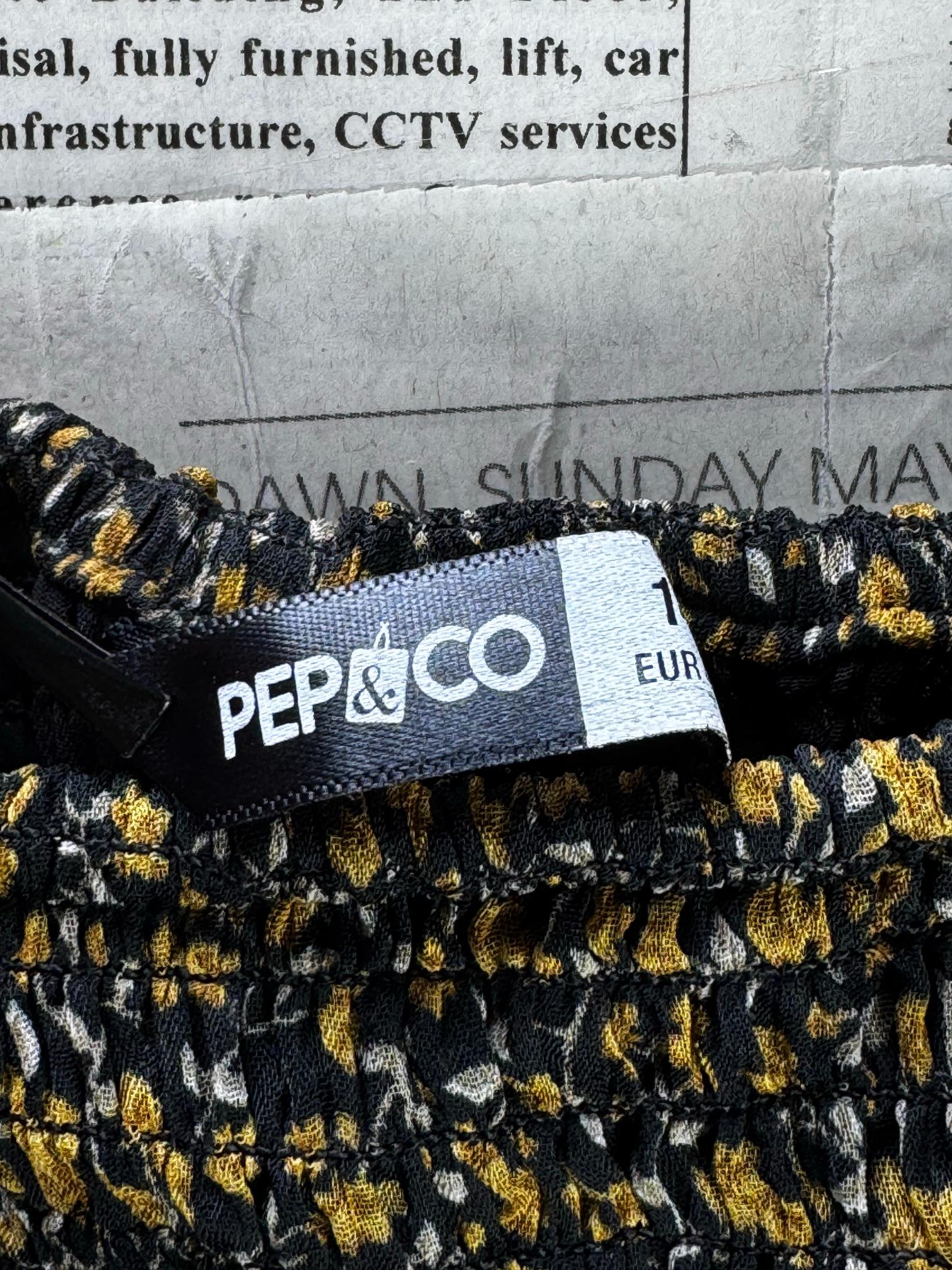 PEP&CO® XS | Bust: 15.5" | Disty Floral | Blouse Shirt | B2 - 5702 - Genuine Maal