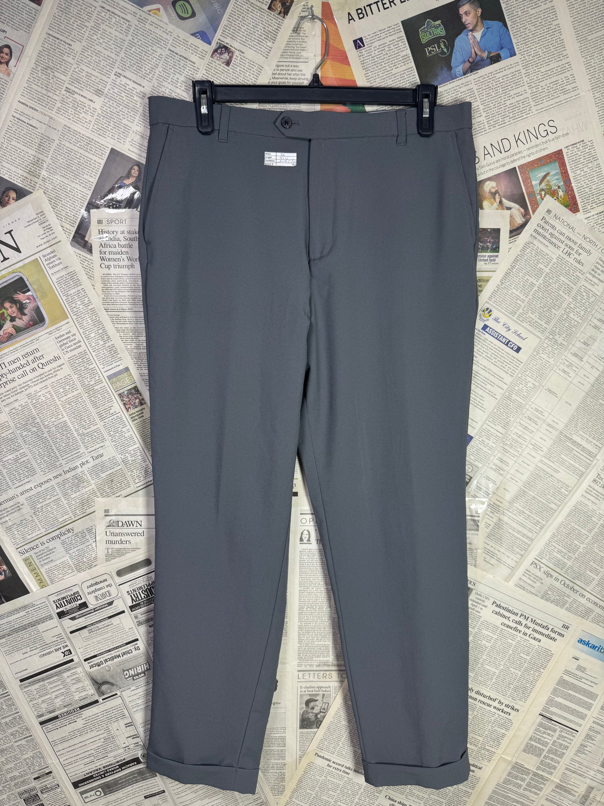 Next® Waist: 36" | Grey | Golf Pant | 952 - Genuine Maal
