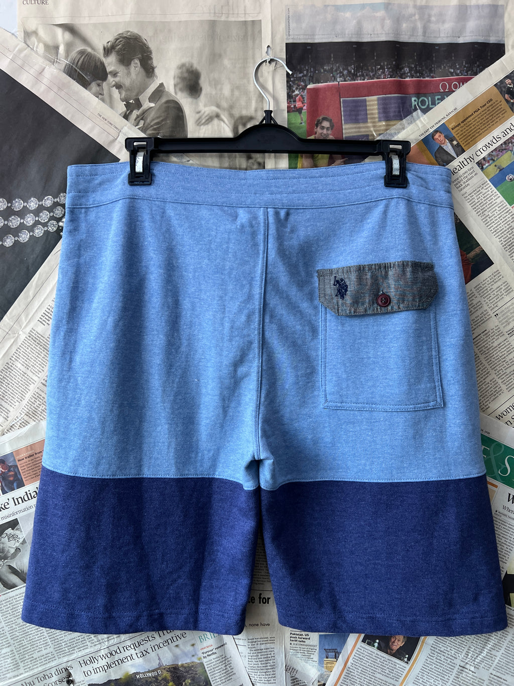 USPA® Blue | Waist: 38" | Shorts - Genuine Maal