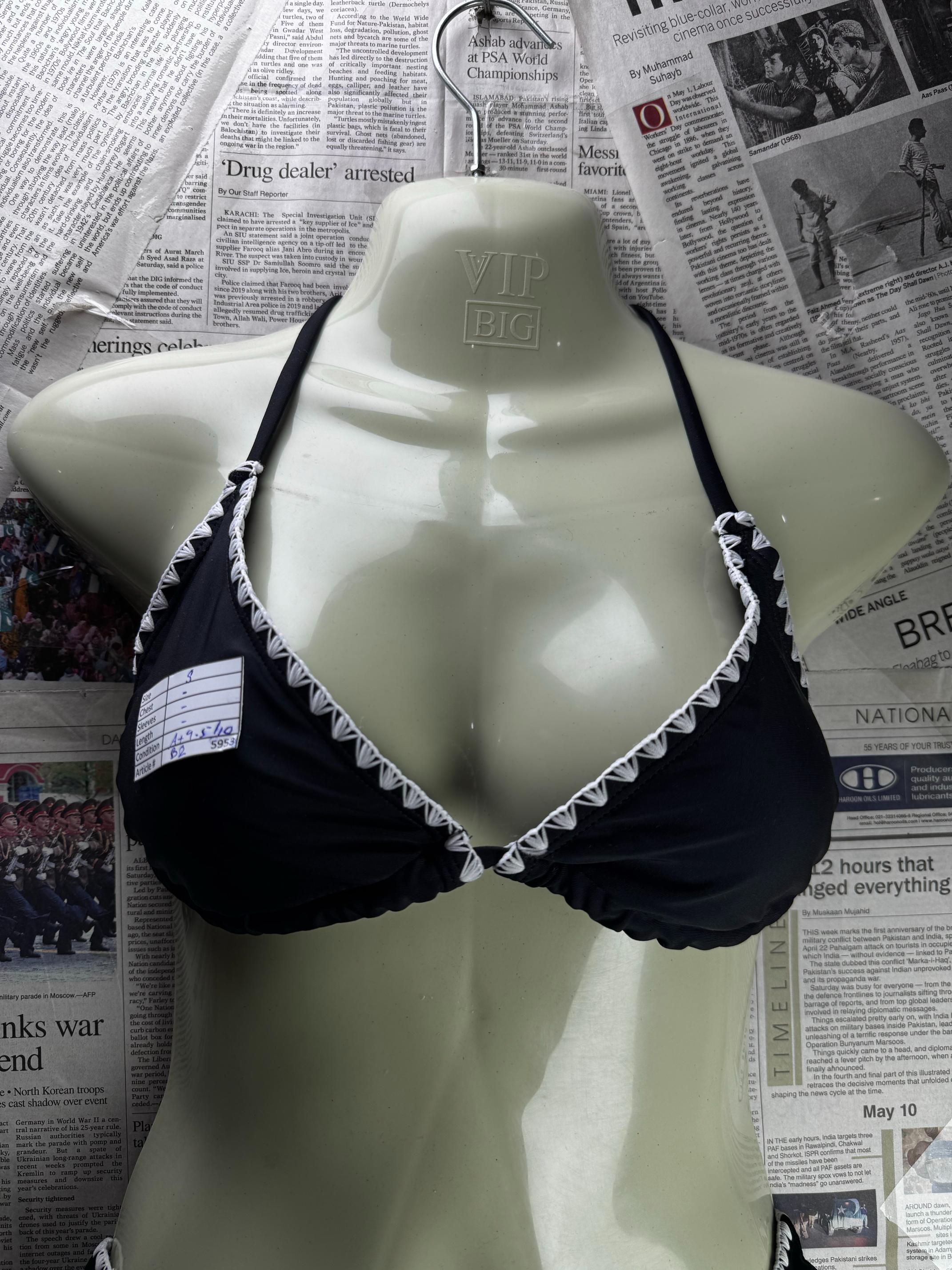 ® Small | Bust: -" | Black | Bikini Set | B2 - 5953