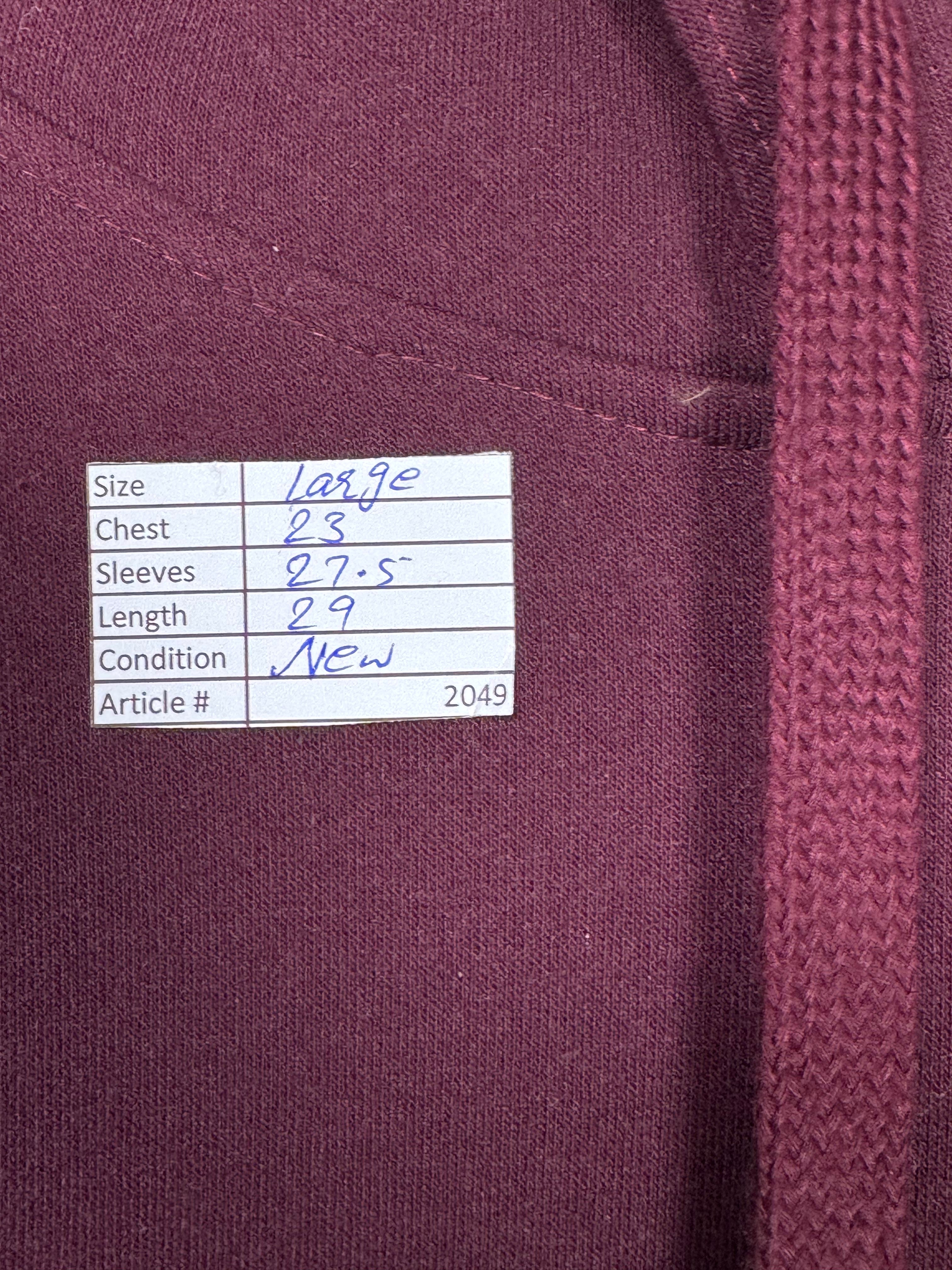 Athletex® Large | Chest: 23" | Hoodie | Inner: Fleece | 2049 - Genuine Maal