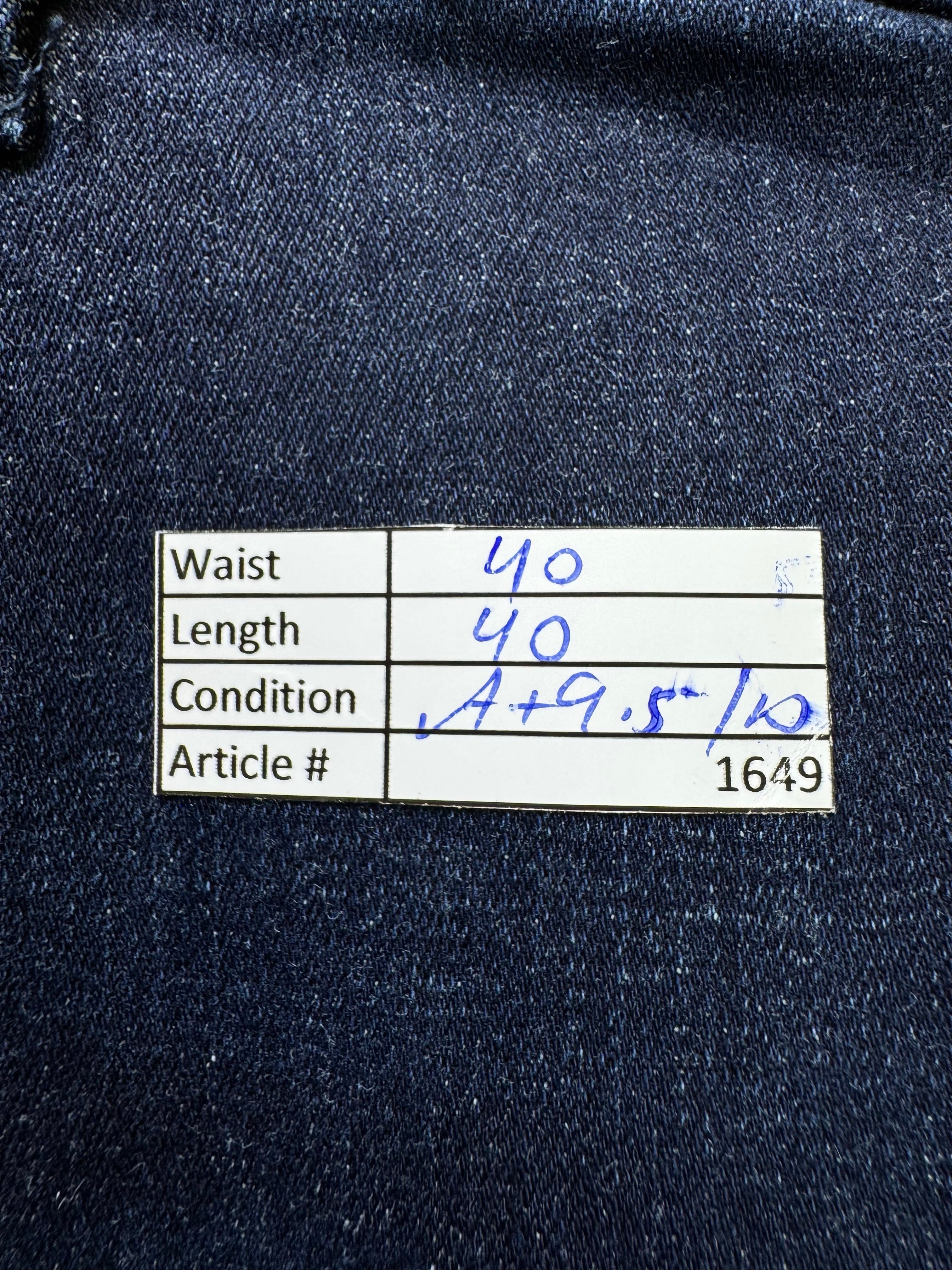 BOSS® Waist: 40" | Blue | Slim Fit Denim Pants | Cotton - Poly - Elastane | 1649 - Genuine Maal