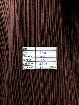 Tu® XXL | Bust: 29.5" | Brown | Shirt | B2 - 5923 - Genuine Maal