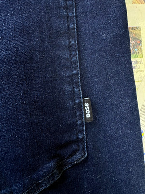 BOSS® Waist: 40" | Blue | Slim Fit Denim Pants | Cotton - Poly - Elastane | 1649 - Genuine Maal