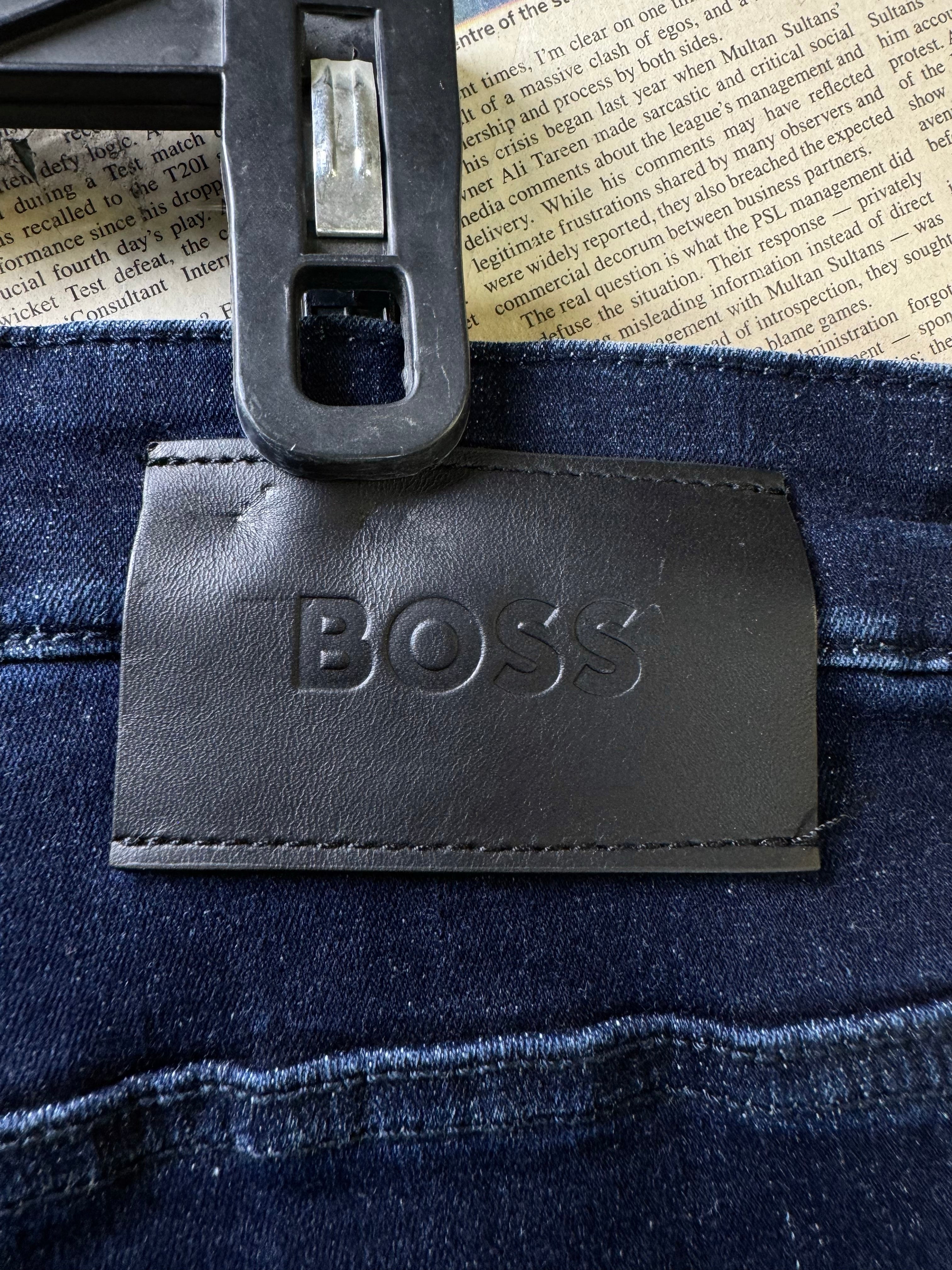BOSS® Waist: 40" | Blue | Slim Fit Denim Pants | Cotton - Poly - Elastane | 1649 - Genuine Maal