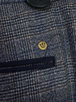 Next® Waist: 34" | Glen Check | Poly - viscose | Fit: Slim Tapered | Pant | 927 - Genuine Maal