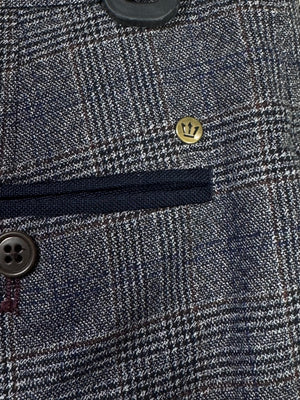 Next® Waist: 32" | Glen Check | Poly - viscose | Fit: Slim Tapered | Pant | 937 - Genuine Maal