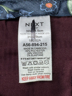 Next® Waist: 32" | Glen Check | Poly - viscose | Fit: Slim Tapered | Pant | 937 - Genuine Maal
