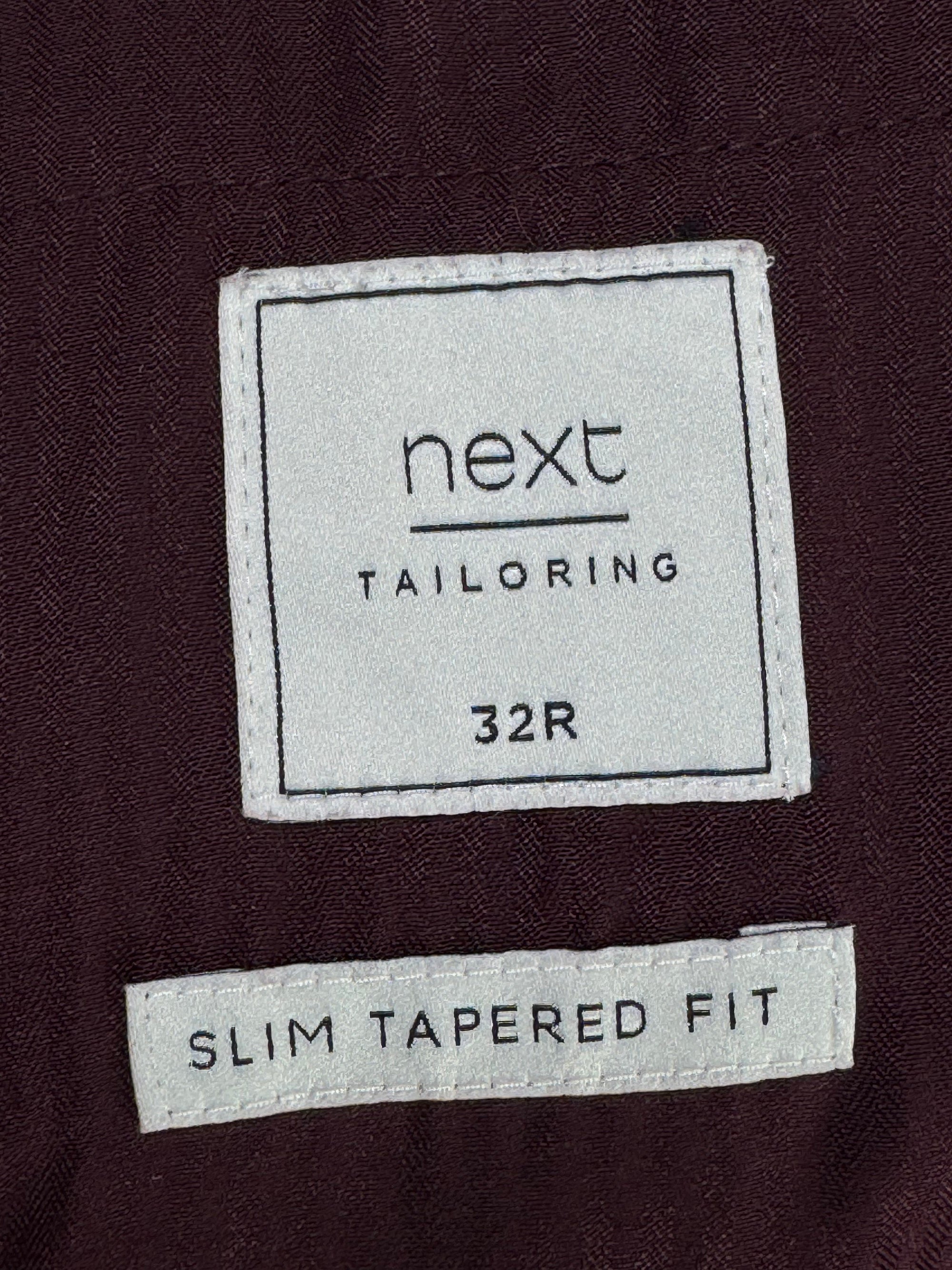 Next® Waist: 32" | Glen Check | Poly - viscose | Fit: Slim Tapered | Pant | 937 - Genuine Maal
