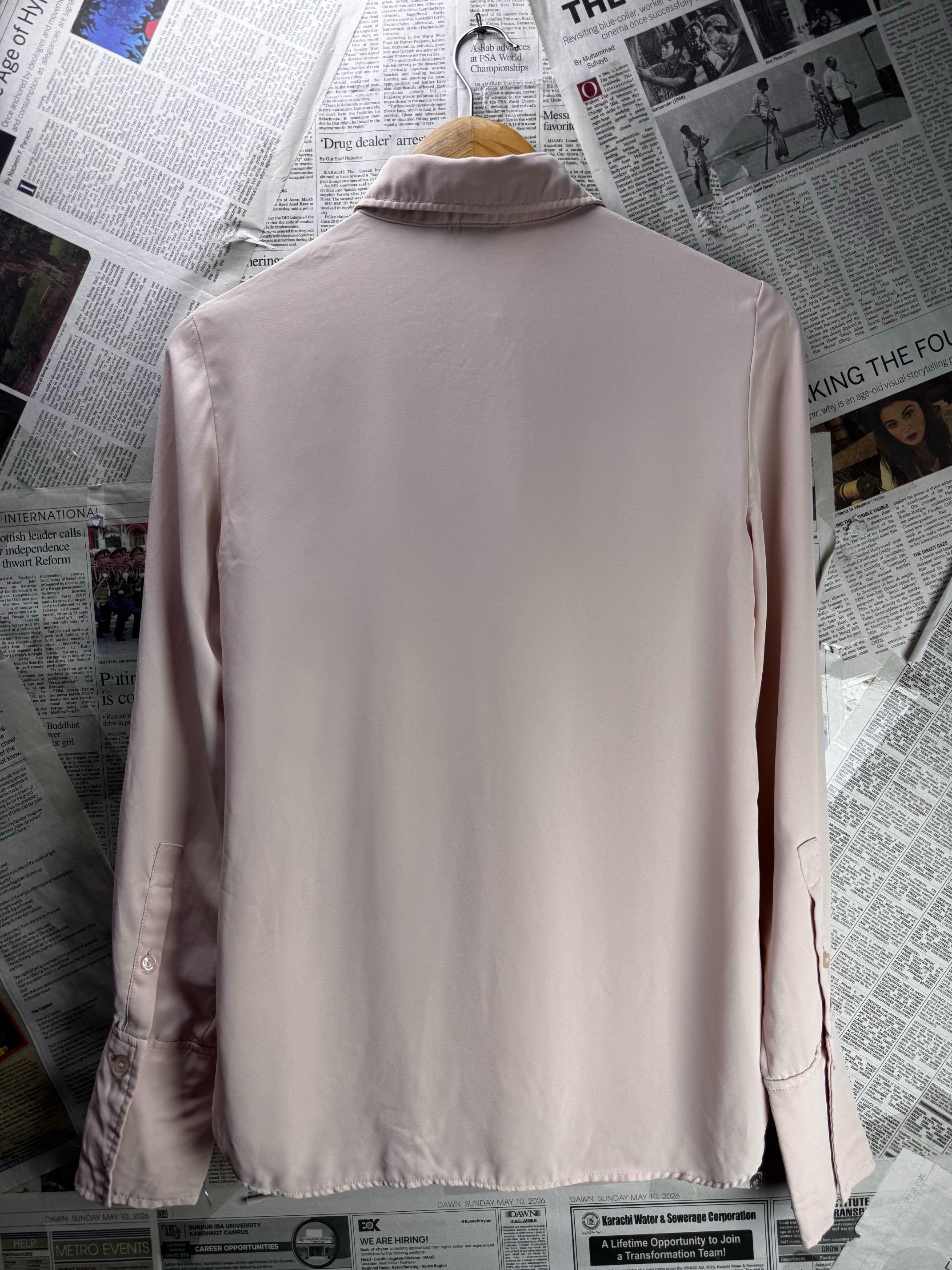 H&M® XS | Bust: 17" | Pink | Shirt | B1 - 5939 - Genuine Maal