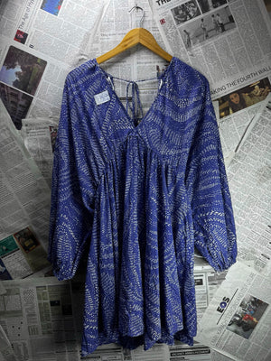 H&M® Small | Bust: Oversize | Blue | Blouse Shirt | B1 - 5914 - Genuine Maal