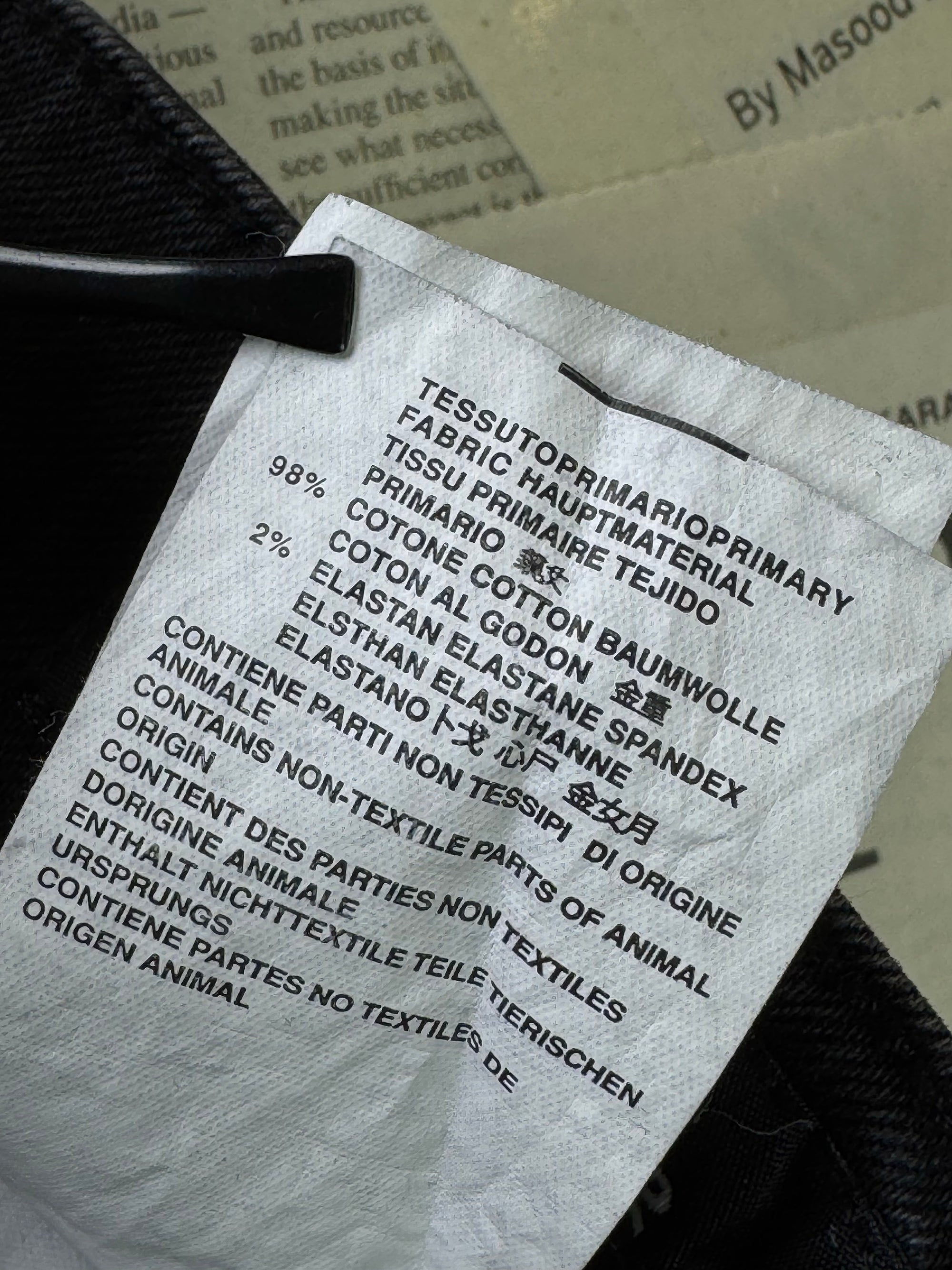 DSQUARED2® Waist: 30" | Black | Skinny Fit Bikers Distressed Denim Pants | Cotton - Elastane | 1670 - Genuine Maal