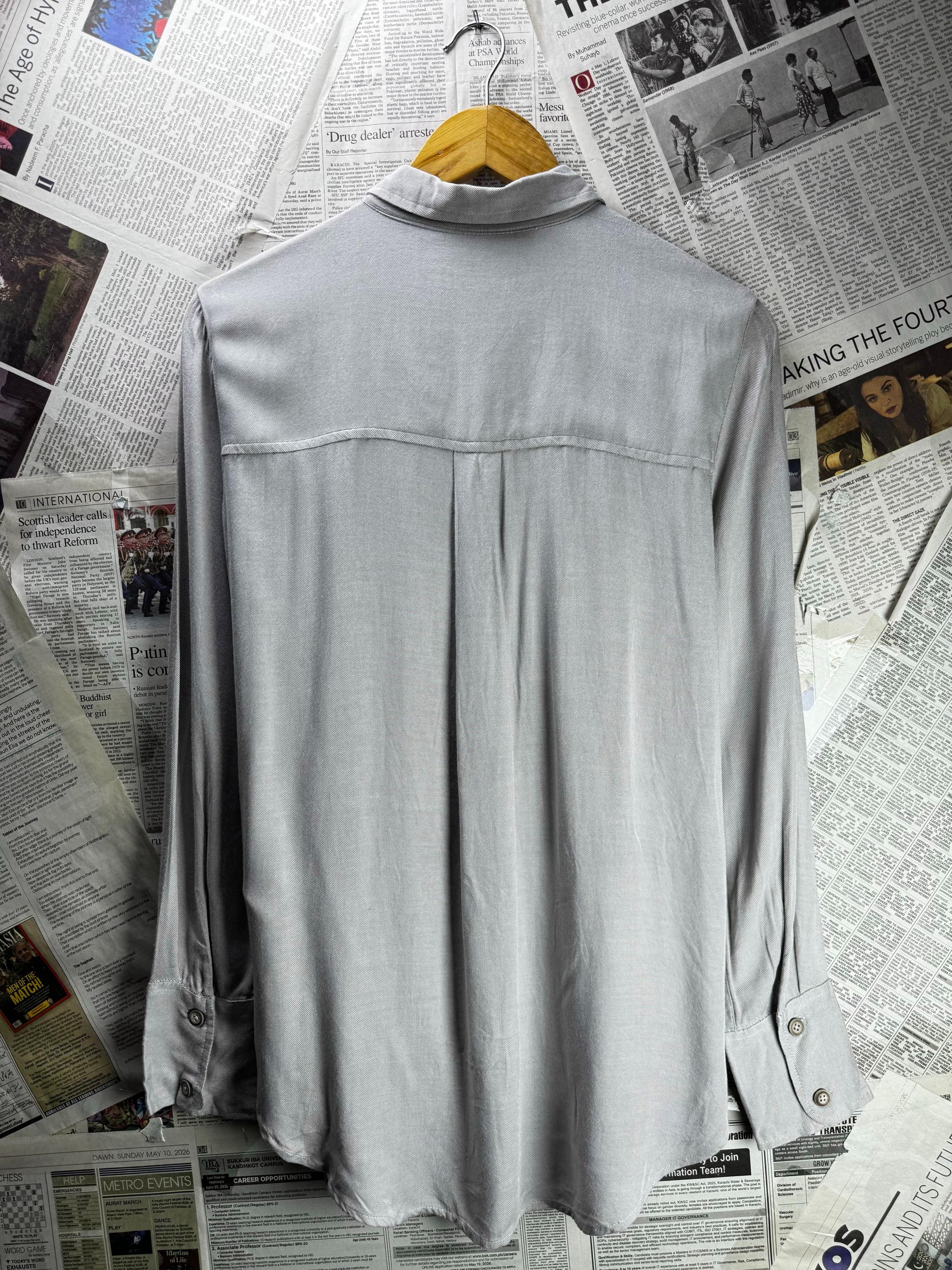 M&S® Medium | Bust: 19.5" | Grey | Shirt | B1 - 5945 - Genuine Maal