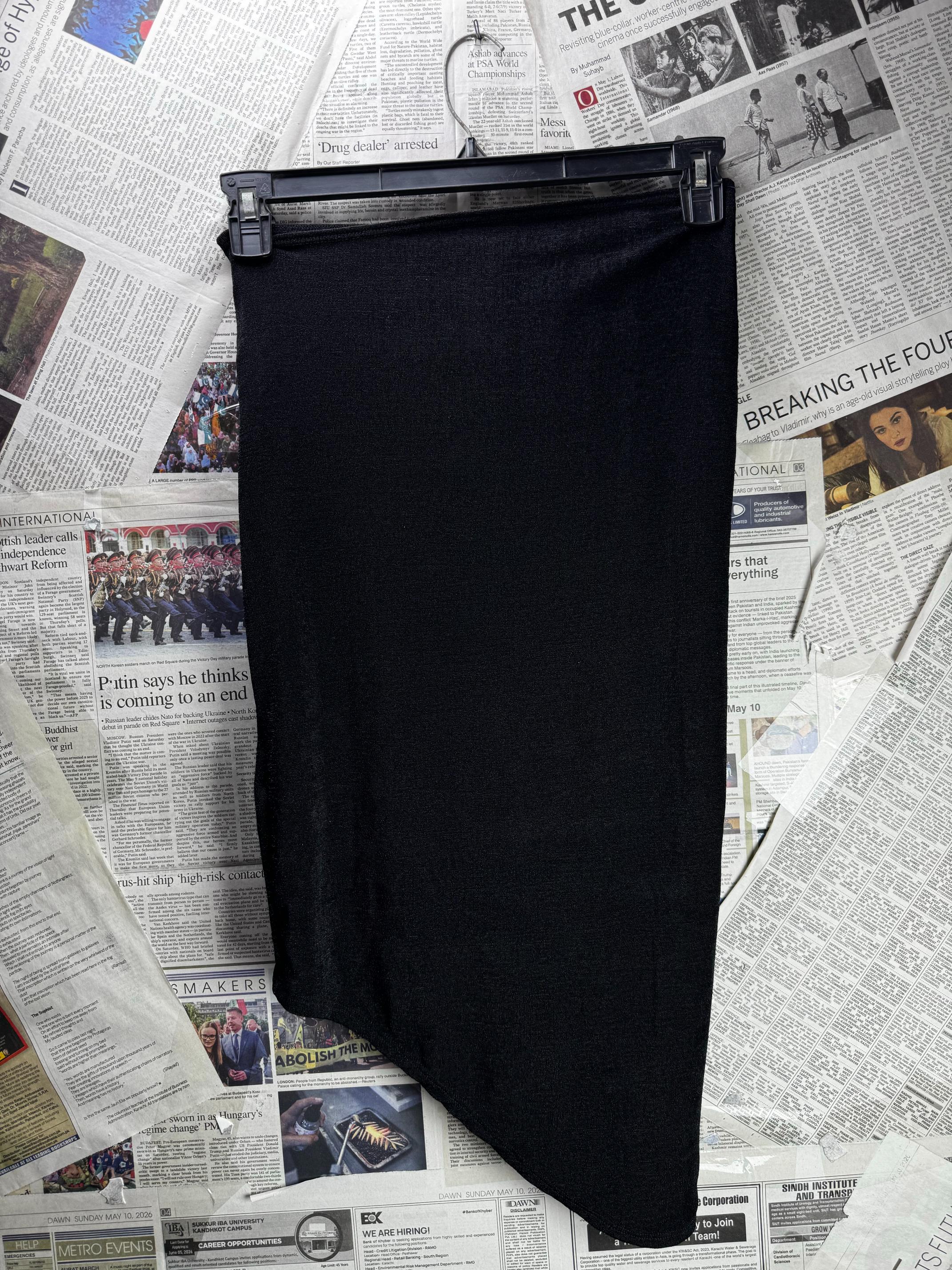 Boohoo® Waist: 26" to 28" | Black | Mini Skirt | B1 - 2815 - Genuine Maal